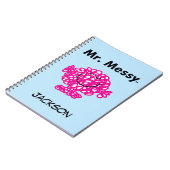 Mr Mannen | Meneer Messy is Schattige, maar rommel Notitieboek (Linkerzijde)