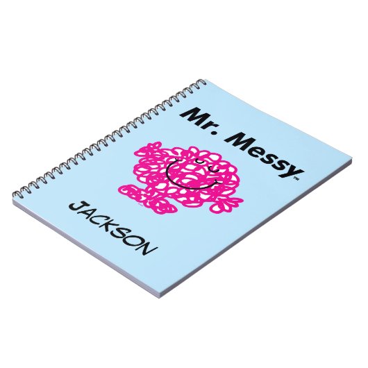 Mr Mannen | Meneer Messy is Schattige, maar rommel Notitieboek (Linkerzijde)