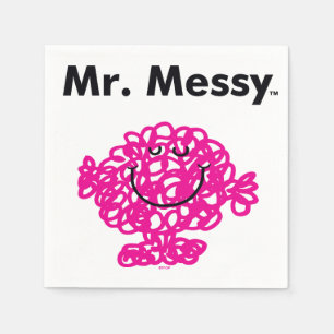 Mr Mannen   Meneer Messy is Schattige, maar rommel Servetten