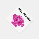 Mr Mannen | Meneer Messy is Schattige, maar rommel Servetten (Hoek)