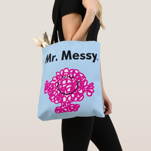 Mr Mannen | Meneer Messy is Schattige, maar rommel Tote Bag (Dichtbij)