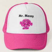 Mr Mannen | Meneer Messy is Schattige, maar rommel Trucker Pet (Voorkant)