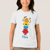Mr Mannen | Mr Mannen Standing Tall Tri-Blend Shirt (Voorkant)