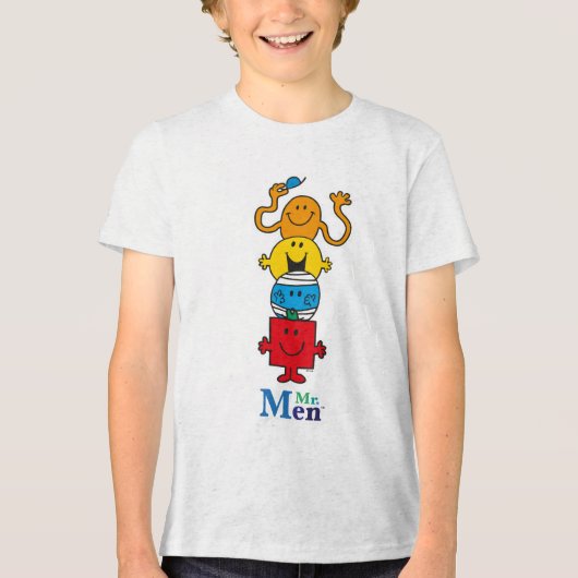 Mr Mannen | Mr Mannen Standing Tall Tri-Blend Shirt (Voorkant)