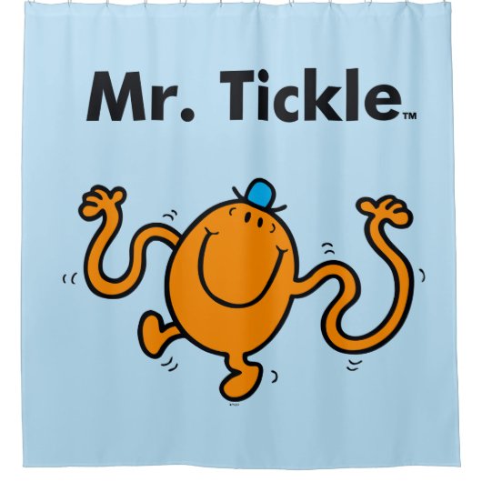 Mr Mannen | Mr Tickle zal kietelen Douchegordijn (Voorkant)