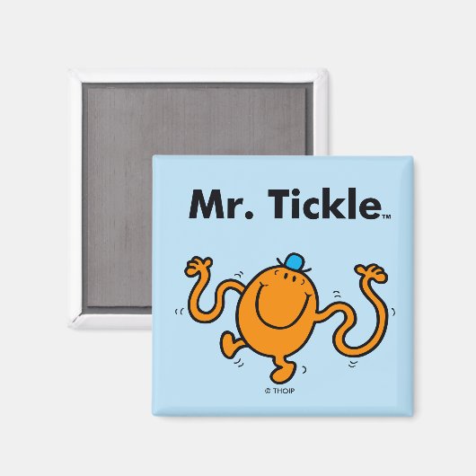 Mr Mannen | Mr Tickle zal kietelen Magneet (Voorkant / Achterkant)