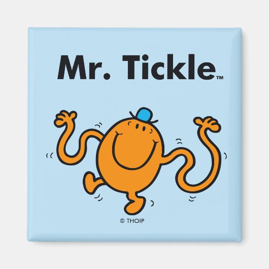 Mr Mannen | Mr Tickle zal kietelen Magneet (Voorkant)