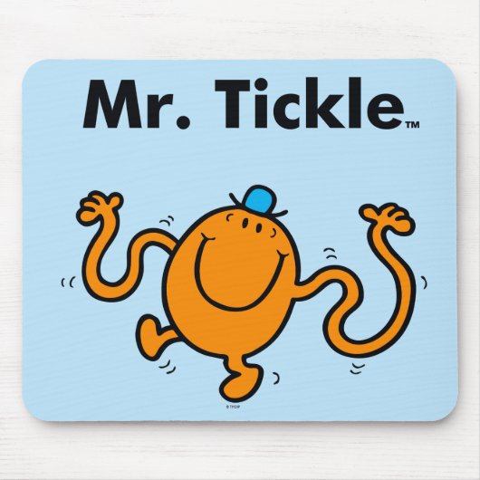 Mr Mannen | Mr Tickle zal kietelen Muismat (Voorkant)