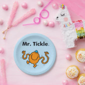 Mr Mannen | Mr Tickle zal kietelen Papieren Bordje (Feest)