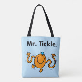 Mr Mannen | Mr Tickle zal kietelen Tote Bag (Achterkant)