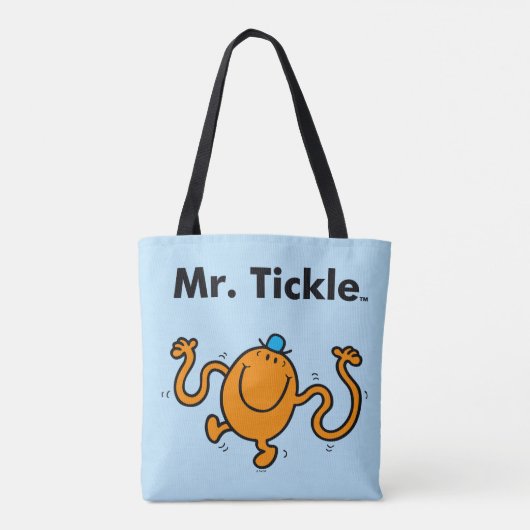 Mr Mannen | Mr Tickle zal kietelen Tote Bag (Achterkant)