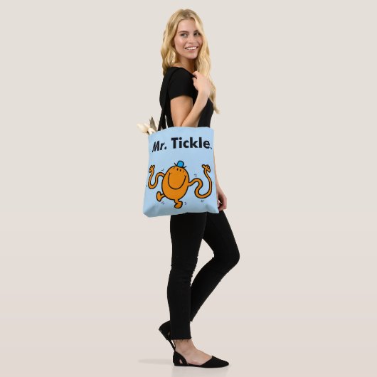 Mr Mannen | Mr Tickle zal kietelen Tote Bag (Op model)