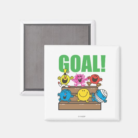 Mr Mannen Voetbal Fans | doel Magneet (Voorkant / Achterkant)