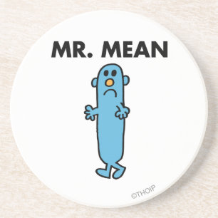 Mr Mean   Klassieke houding Zandsteen Onderzetter