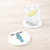 Mr Mean | Klassieke houding Zandsteen Onderzetter (Zijkant)