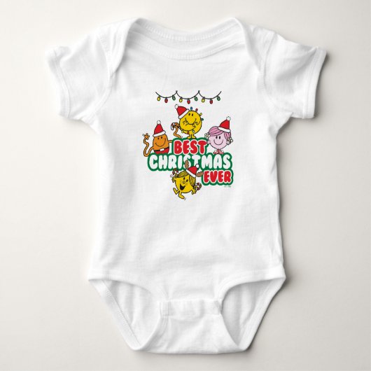 Mr Men Little Miss Best Christmas Ever Romper (Voorkant)