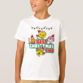Mr Men Little Miss Best Christmas Ever T-shirt (Voorkant)