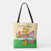 Mr Men Little Miss Best Christmas Ever Tote Bag (Achterkant)