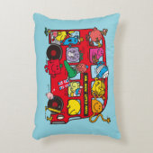 Mr. Men & Little Miss Bus Decoratief Kussen (Voorkant(Verticaal))