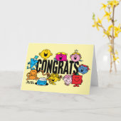 Mr Men Little Miss | Gefeliciteerd Kaart (Gele Bloem)