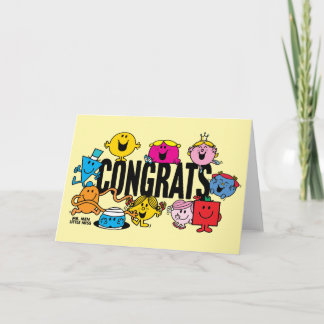 Mr Men Little Miss | Gefeliciteerd Kaart
