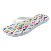 Mr Men & Little Miss | Karakternamen Teenslippers (Schuin)