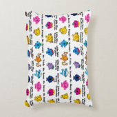 Mr Men & Little Miss | Personagesnamen Decoratief Kussen (Voorkant(Verticaal))