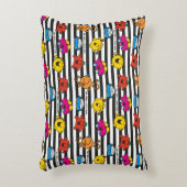 Mr Men & Little Miss | Strepen Patroon Accent Kussen (Voorkant(Verticaal))