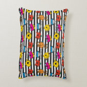 Mr Men & Little Miss | Strepenpatroon Accent Kussen (Achterkant (Verticaal))