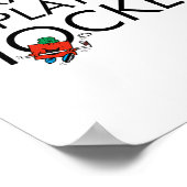 Mr. Men Mr Strong I'd Rather Be Playing Hockey  Poster (Hoek)