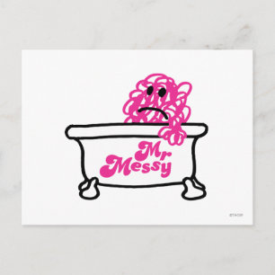 Mr Messy   Badkuip Logo Briefkaart