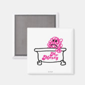 Mr Messy | Badkuip Logo Magneet (Voorkant / Achterkant)