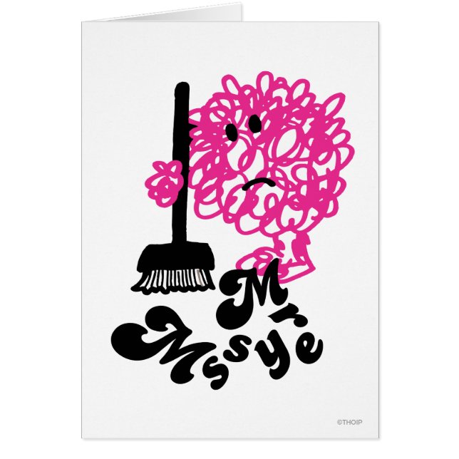 Mr Messy | Bezem en naam (Voorkant)
