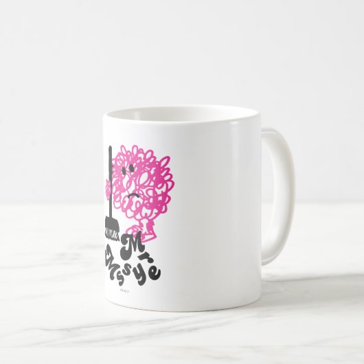 Mr Messy | Bezem en naam Koffiemok (Voorkant rechts)