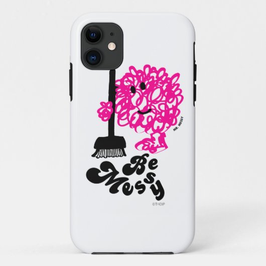 Mr Messy Cleaning Up Case-Mate iPhone Case (Achterkant)
