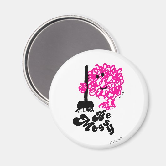 Mr Messy Cleaning Up Magneet (Voorkant / Achterkant)