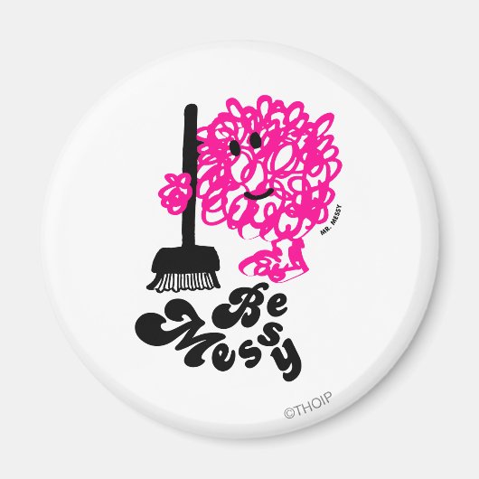 Mr Messy Cleaning Up Magneet (Voorkant)