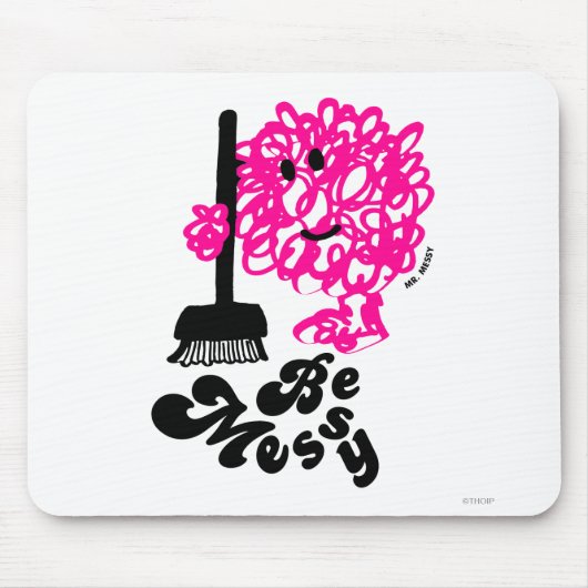 Mr Messy Cleaning Up Muismat (Voorkant)