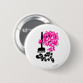 Mr Messy Cleaning Up Ronde Button 5,7 Cm (Voorkant /achterkant)
