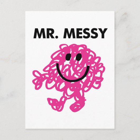 Mr Messy | Klassieke post Briefkaart (Voorkant)