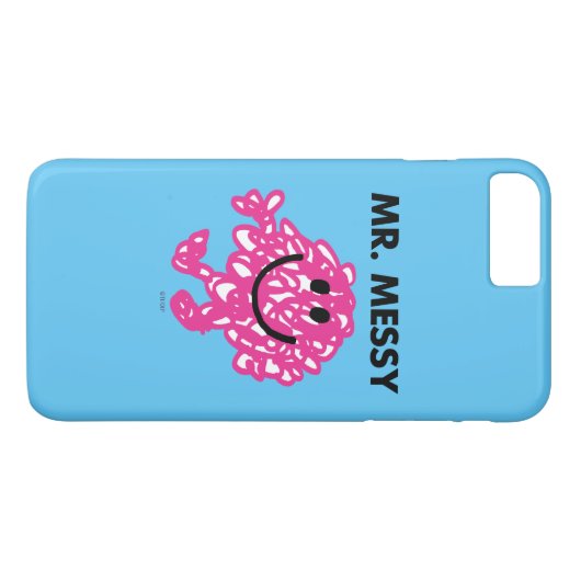 Mr Messy | Klassieke post Case-Mate iPhone Case (Achterkant (Horizontaal))