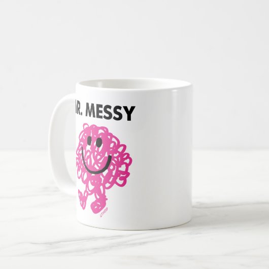 Mr Messy | Klassieke post Koffiemok (Voorkant links)