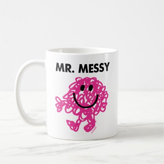 Mr Messy | Klassieke post Koffiemok (Links)