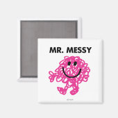 Mr Messy | Klassieke post Magneet (Voorkant / Achterkant)