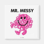 Mr Messy | Klassieke post Magneet (Voorkant)