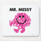 Mr Messy | Klassieke post Muismat (Voorkant)