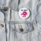 Mr Messy | Klassieke post Ronde Button 5,7 Cm (In situ)