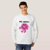 Mr Messy | Klassieke post T-shirt (Voorkant volledig)