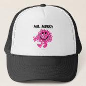 Mr Messy | Klassieke post Trucker Pet (Voorkant)