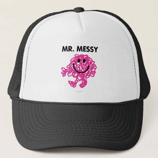 Mr Messy | Klassieke post Trucker Pet (Voorkant)